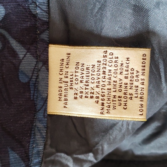 Elevenses for Anthropologie Blue Lunar Mum Tapered Capris Size 6 - Picture 10 of 11